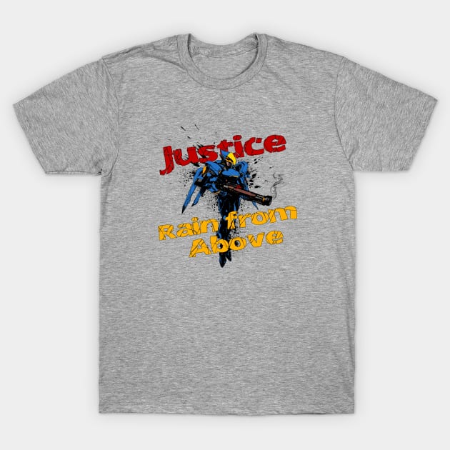 Justice rain from above! (Ver.1) T-Shirt by Manoss